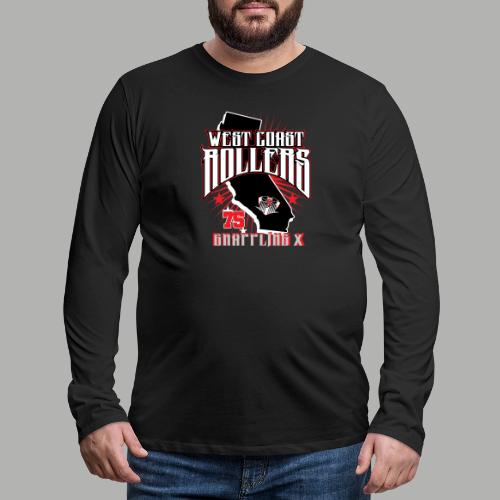 Grappling X West Coast Rollers - Men's Premium Long Sleeve T-Shirt