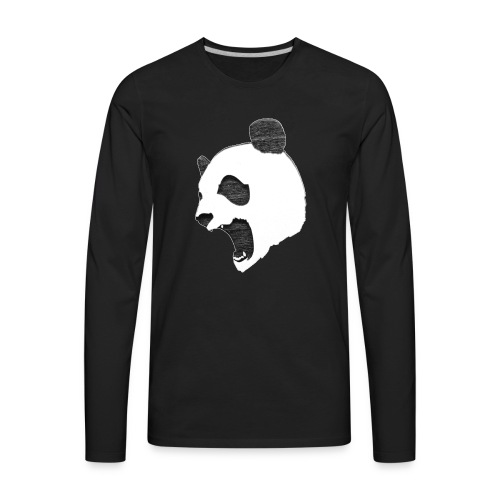 Fierce Panda Crewneck - Men's Premium Long Sleeve T-Shirt