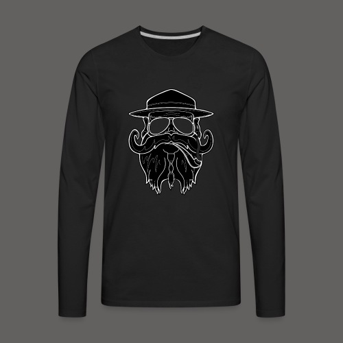 OldSchoolBiker - Men's Premium Long Sleeve T-Shirt