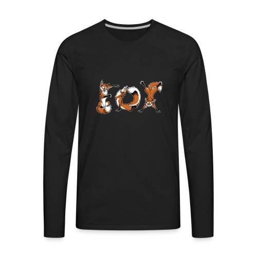 YOGA Foxes - Men's Premium Long Sleeve T-Shirt