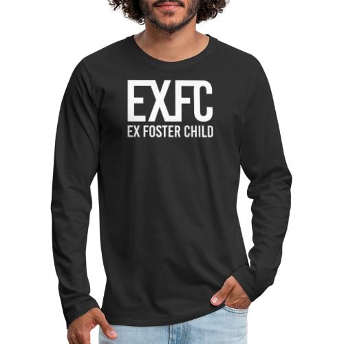White EXFC logo png - Men's Premium Long Sleeve T-Shirt