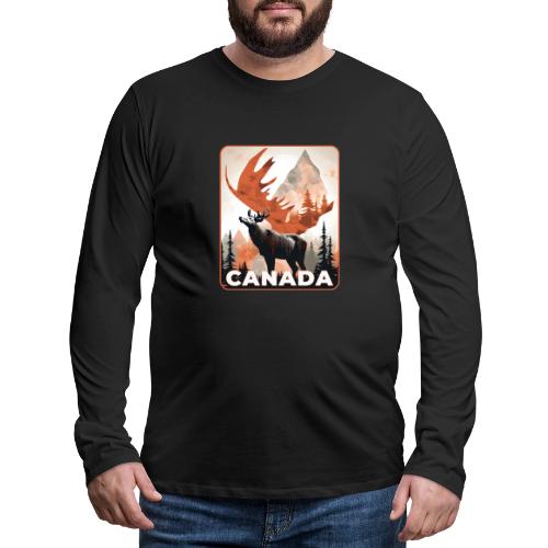 Canada Wild Spirit - Men's Premium Long Sleeve T-Shirt