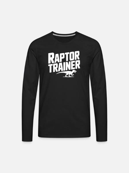 Raptor Trainer - Men's Premium Long Sleeve T-Shirt - black