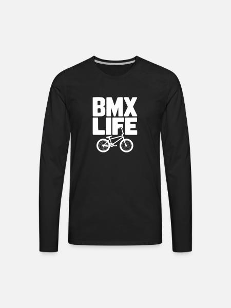 BMX Life - Men's Premium Long Sleeve T-Shirt - black