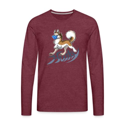 Masky Husky (mask / masked) - Men's Premium Long Sleeve T-Shirt