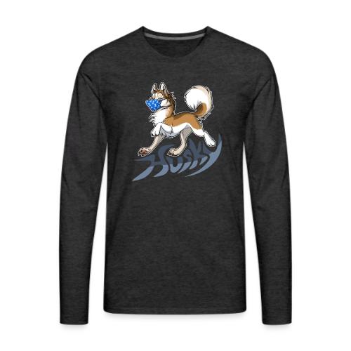 Masky Husky (mask / masked) - Men's Premium Long Sleeve T-Shirt