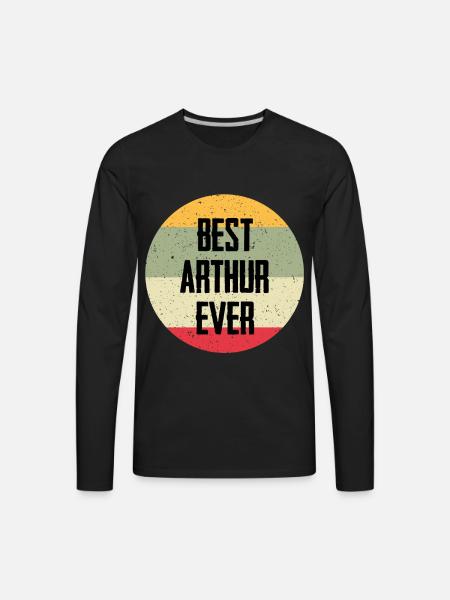 Best Arthur Ever - Men's Premium Long Sleeve T-Shirt - black