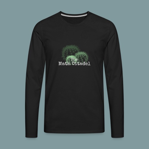 Math Citadel Cactus Trio - Men's Premium Long Sleeve T-Shirt