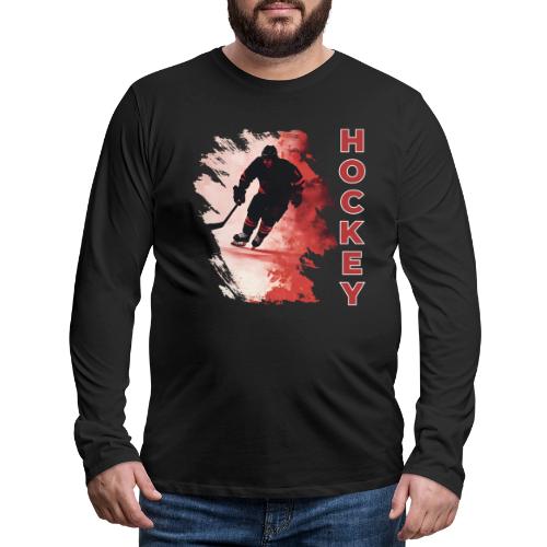 Hockey Fire - Men's Premium Long Sleeve T-Shirt