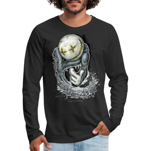 that fuck you in my smile - Men's Premium Long Sleeve T-Shirt