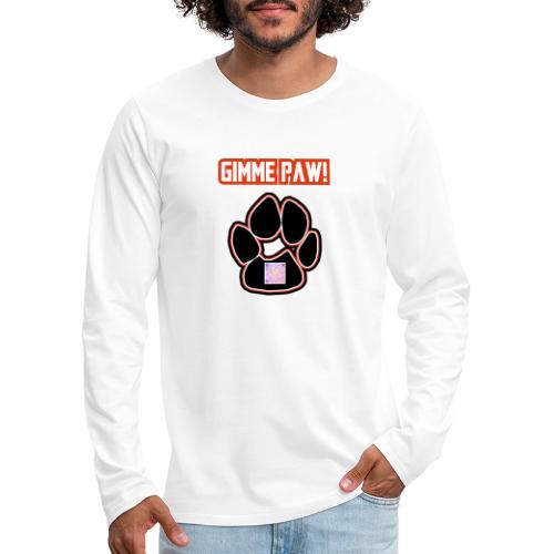 Jack-Jack’s Paw (Proceeds go to ASPCA!) - Men's Premium Long Sleeve T-Shirt