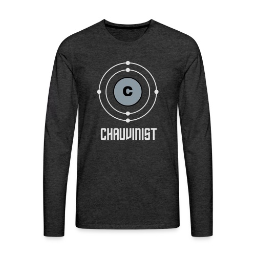 Carbon Chauvinist Electron - Men's Premium Long Sleeve T-Shirt