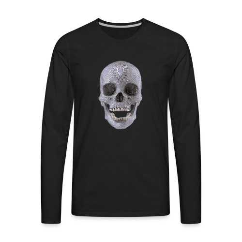 diamond_skull_1 - Men's Premium Long Sleeve T-Shirt