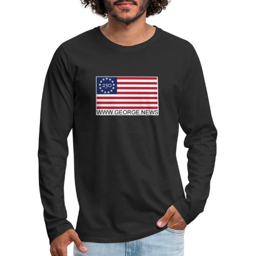 GEORGE 250 PATCH - Men's Premium Long Sleeve T-Shirt