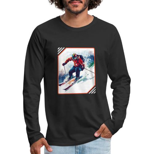 Skiing is Life - Men's Premium Long Sleeve T-Shirt