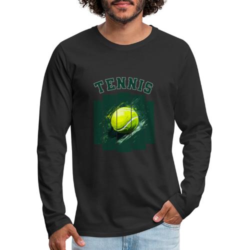 Tennis Motion - Men's Premium Long Sleeve T-Shirt