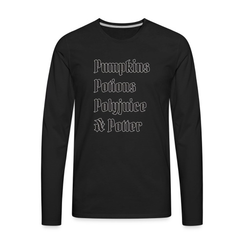Pumpkins Potions Polyjuice & Potter - Men's Premium Long Sleeve T-Shirt