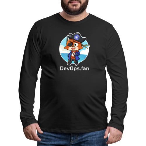 DevOps.fan Pirate Foxy zip hoodie - Men's Premium Long Sleeve T-Shirt