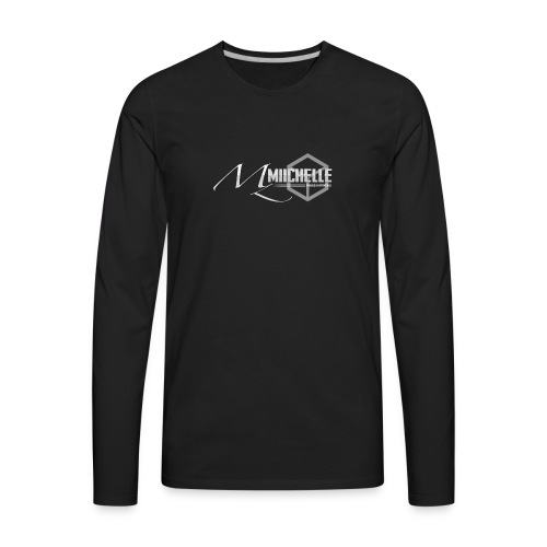 mzmiichelle logo png - Men's Premium Long Sleeve T-Shirt