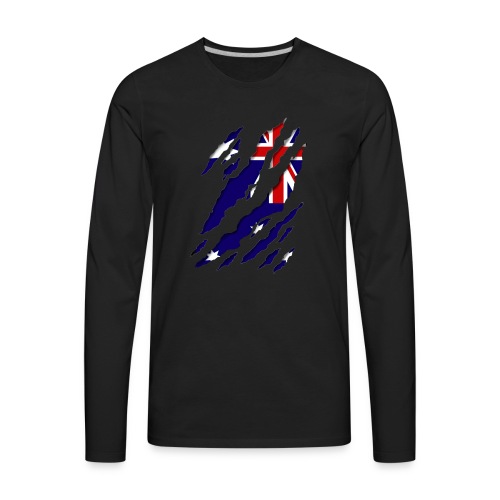 Aussie on the inside - Men's Premium Long Sleeve T-Shirt