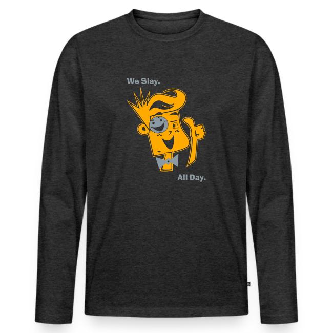 We Slay All Day Shiny Shirt Metallic Silver & Gold