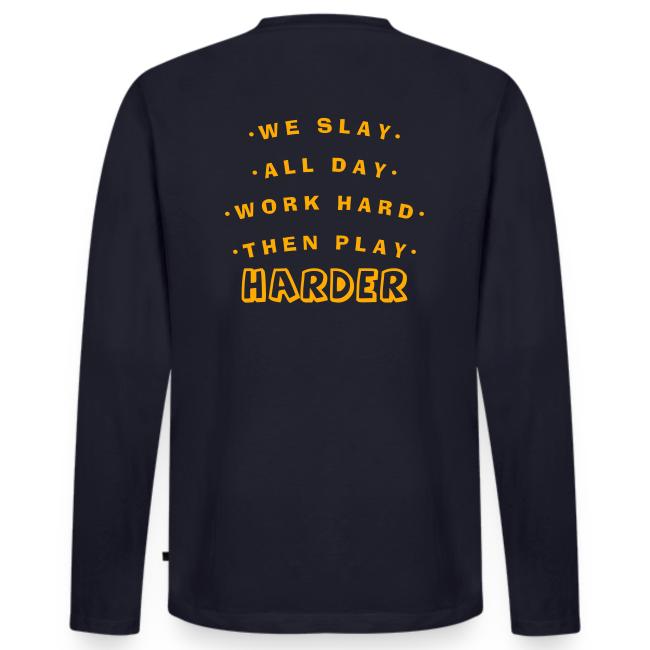 We Slay All Day Shiny Shirt Metallic Silver & Gold