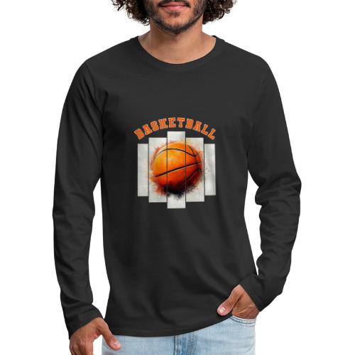 Basketball Element - Men's Premium Long Sleeve T-Shirt