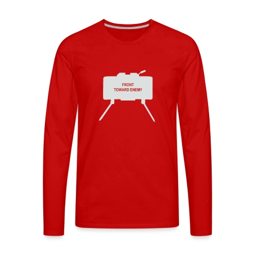 Claymore Mine (Minimalist/Light) - Men's Premium Long Sleeve T-Shirt
