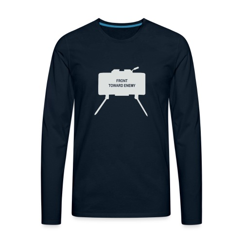 Claymore Mine (Minimalist/Light) - Men's Premium Long Sleeve T-Shirt