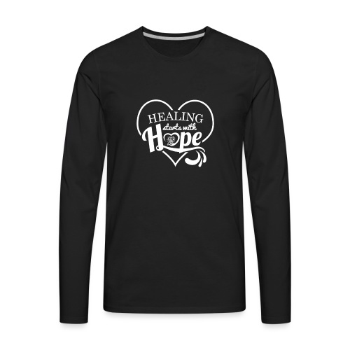 Healing with Hope - Men's Premium Long Sleeve T-Shirt