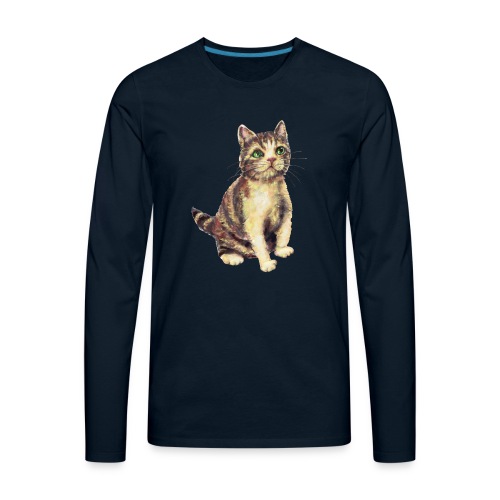 Cat - Men's Premium Long Sleeve T-Shirt