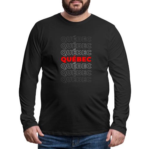 Quebec Declaration - Men's Premium Long Sleeve T-Shirt