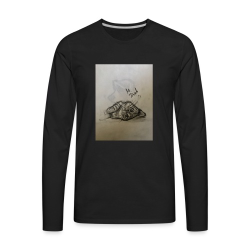Cat Refugee - Men's Premium Long Sleeve T-Shirt