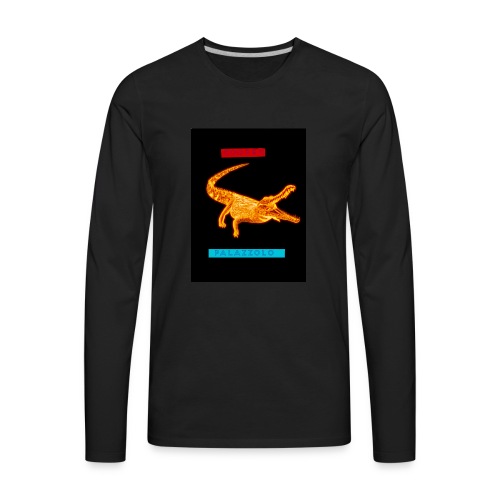 fire crocodile - Men's Premium Long Sleeve T-Shirt