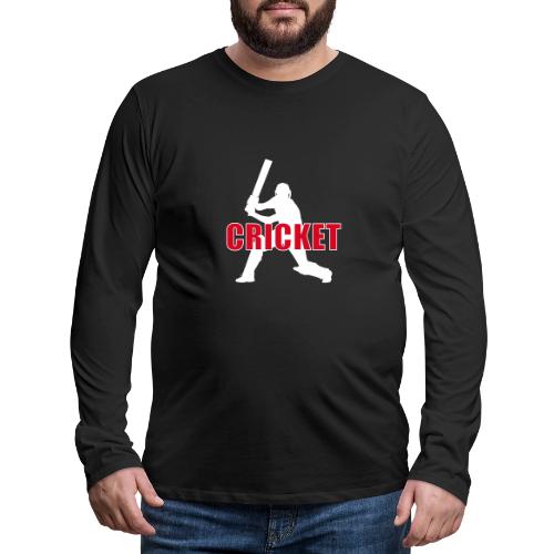 Power Play Cricket - Men's Premium Long Sleeve T-Shirt