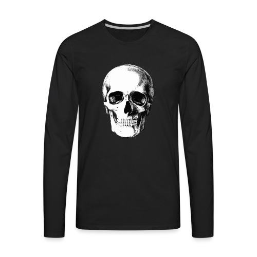 Human Skull - Men's Premium Long Sleeve T-Shirt