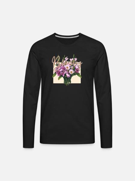 The Blooming Marvel - Men's Premium Long Sleeve T-Shirt - black