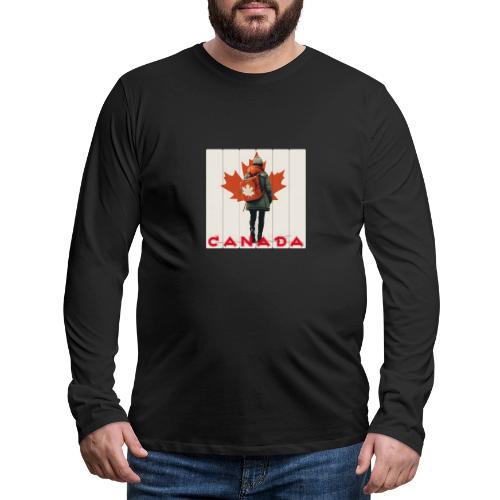Canada: Proud Canadian Woman - Men's Premium Long Sleeve T-Shirt