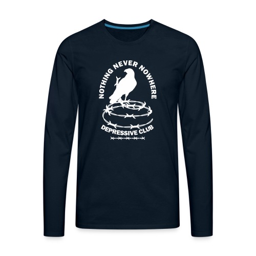 Depressive Club - Men's Premium Long Sleeve T-Shirt