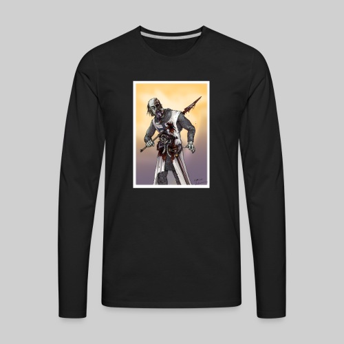 Zombie Crusader - Men's Premium Long Sleeve T-Shirt