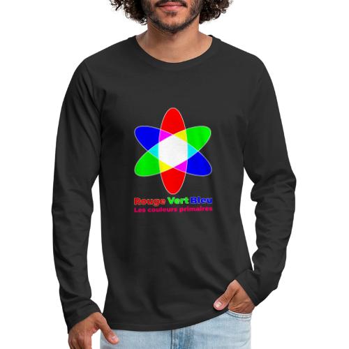 RGB Primary Colors - Men's Premium Long Sleeve T-Shirt