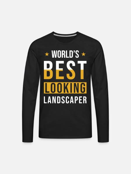 Horticulture Landscaping - Men's Premium Long Sleeve T-Shirt - black