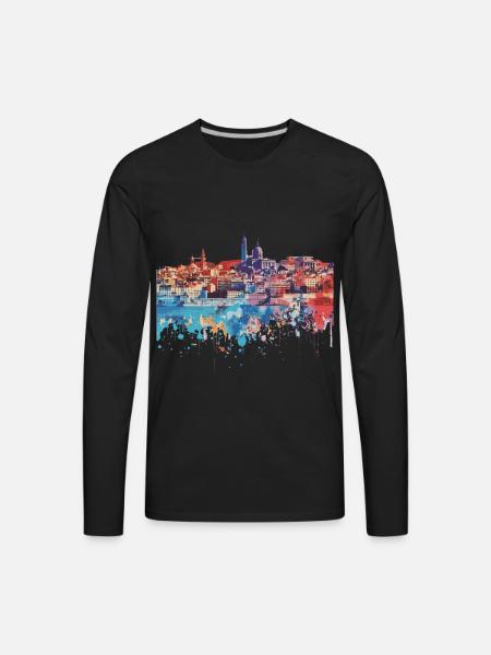Marseille - Men's Premium Long Sleeve T-Shirt - black