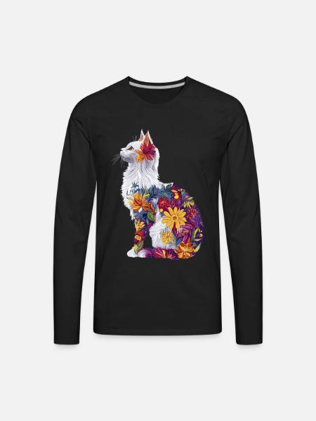Turkish Angora - Men's Premium Long Sleeve T-Shirt - black