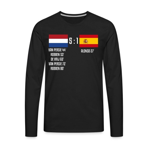Netherlands 5-1 Spain - Men's Premium Long Sleeve T-Shirt