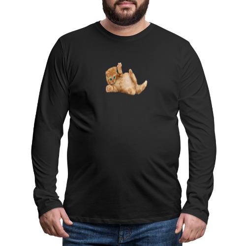 Cat - Men's Premium Long Sleeve T-Shirt