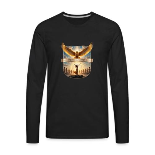 Women’s Day Eagle Matriarch T Shirt,, Gift for Mom - Men's Premium Long Sleeve T-Shirt