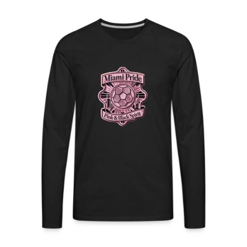 Miami City Pride T Shirt, Vibrant City Pride Gift - Men's Premium Long Sleeve T-Shirt