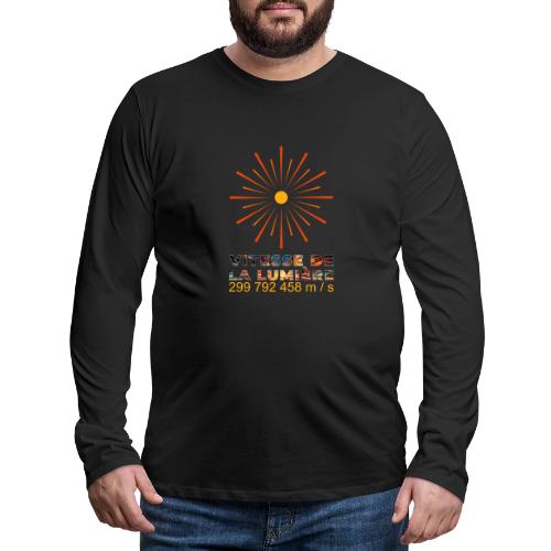 Speed of light - Men's Premium Long Sleeve T-Shirt