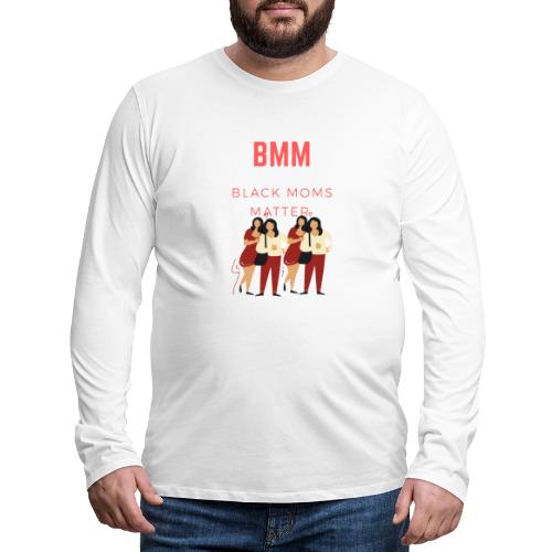 BMM wht bg - Men's Premium Long Sleeve T-Shirt